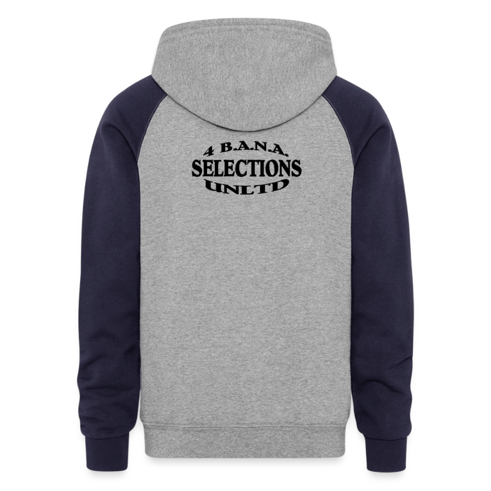 Best West Coco Luv Unisex Hoodie - heather gray/navy