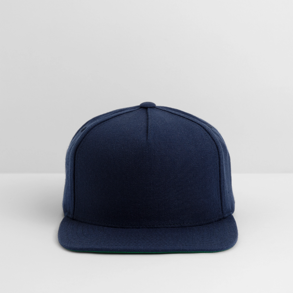 Snapback Baseball Cap - navy