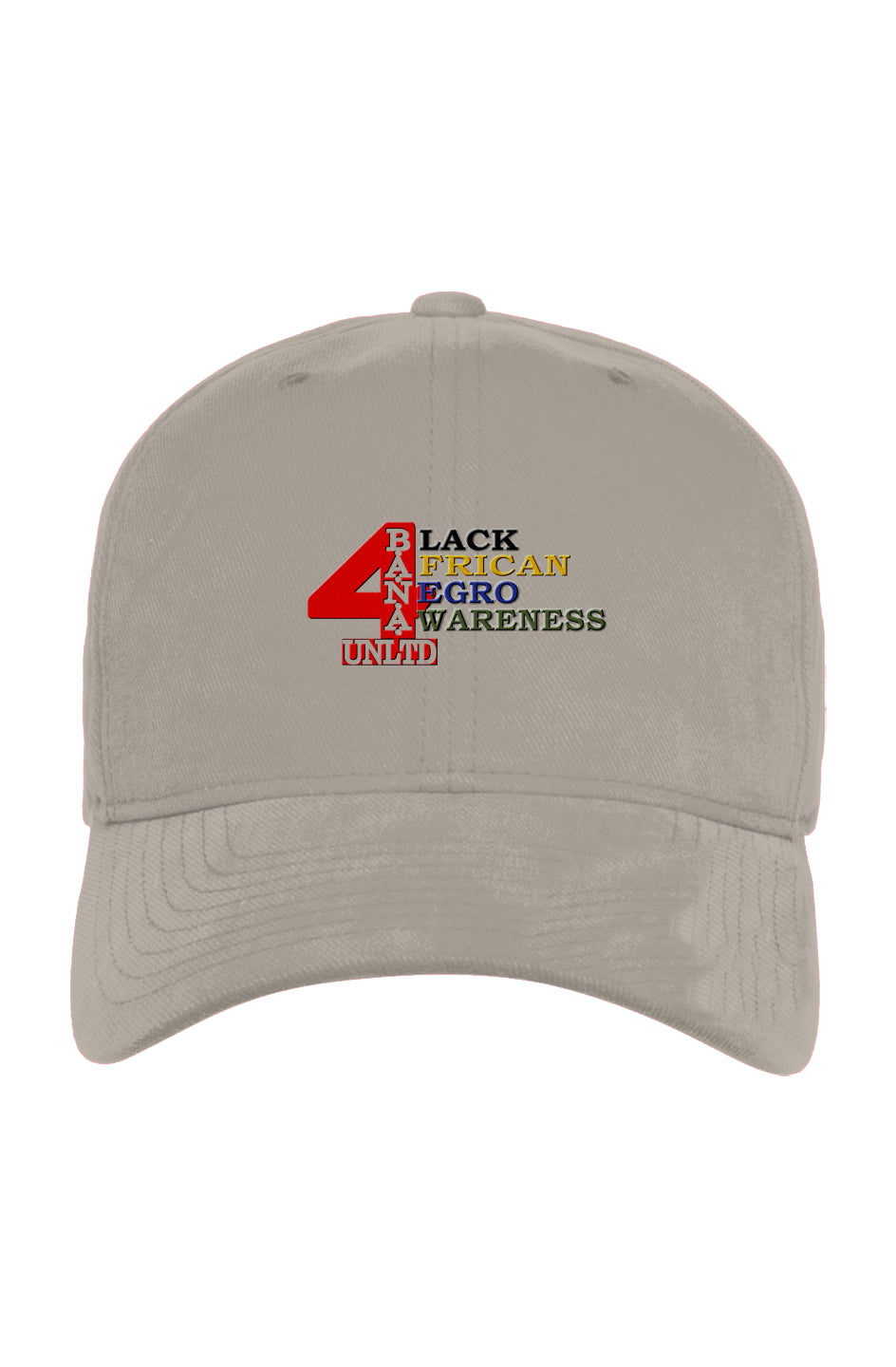 4Banau Branded 1R Embroidered Brushed Twill Cap