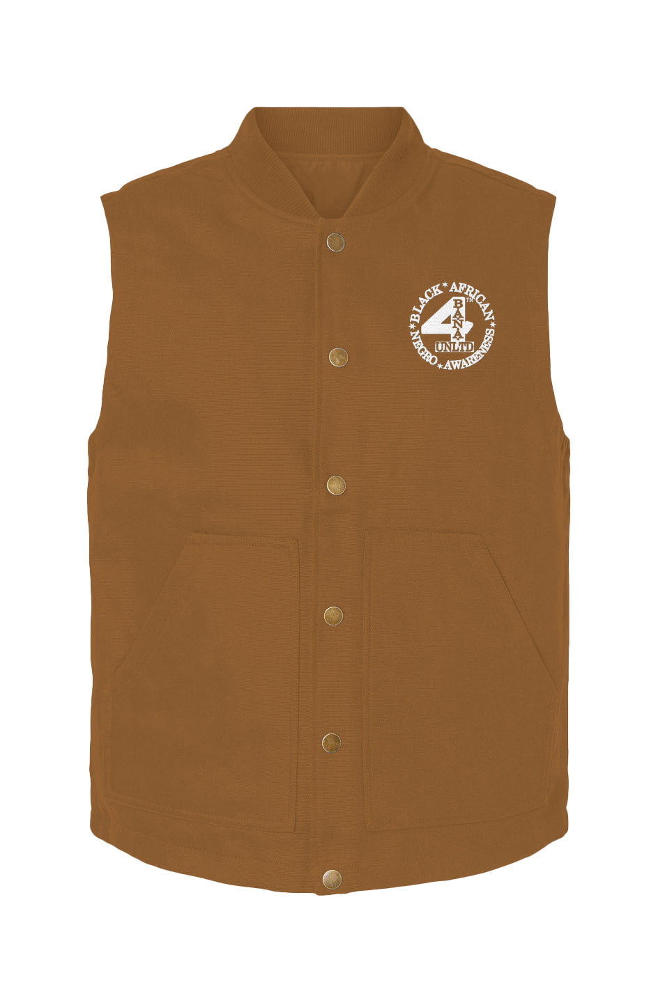 4 Banau 1W Embroidered Insulated Canvas Work Vest