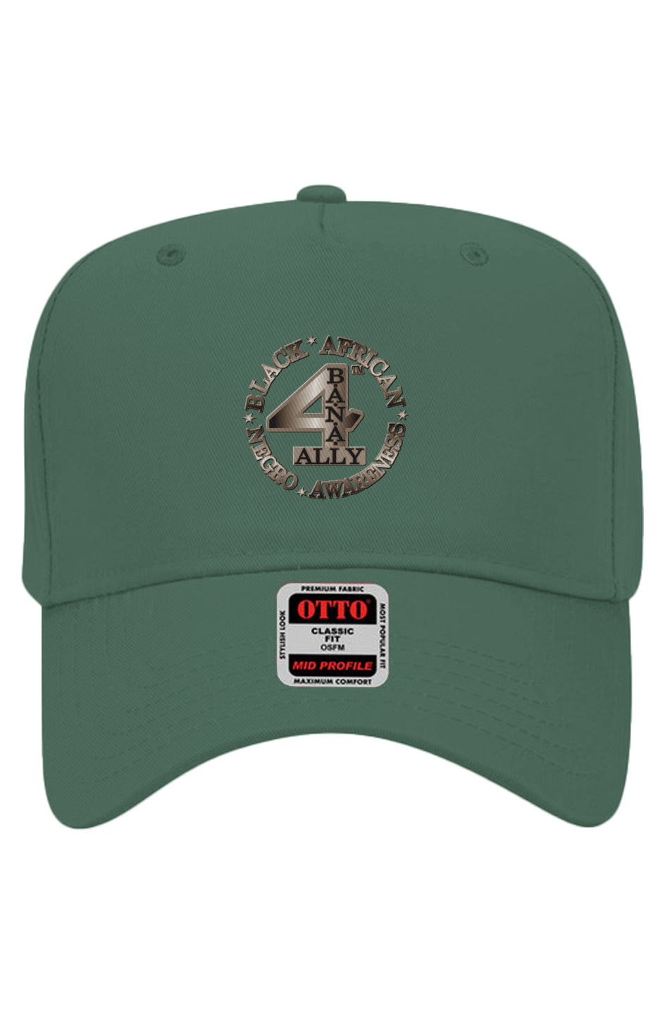 4 Banau SBR2 Embroidered Otto 5 Panel Baseball Cap