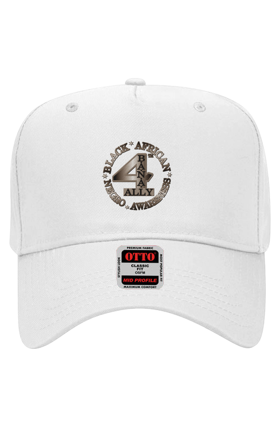 4 Banau SBR2 Embroidered Otto 5 Panel Baseball Cap