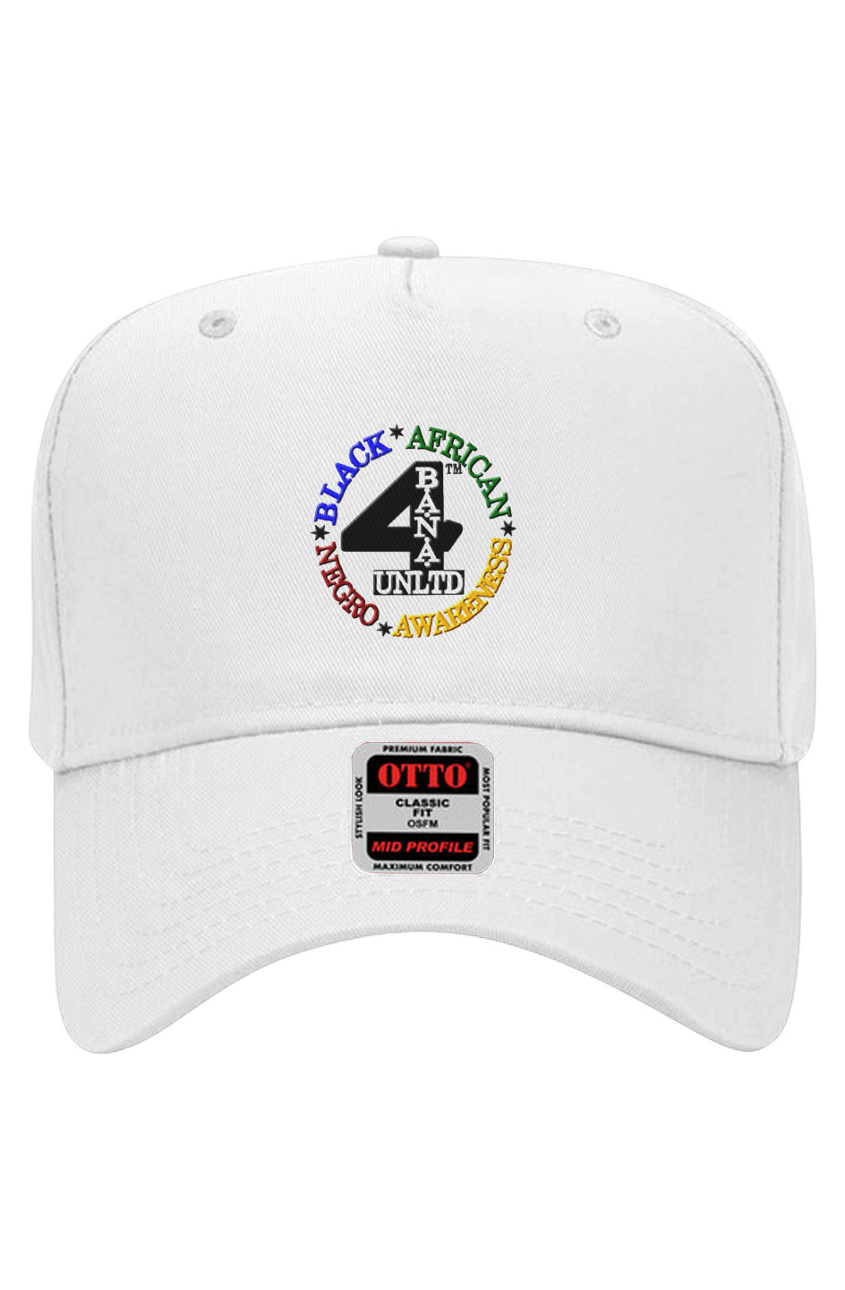 4 Banau MB2 Embroidered Otto 5 Panel Baseball Cap