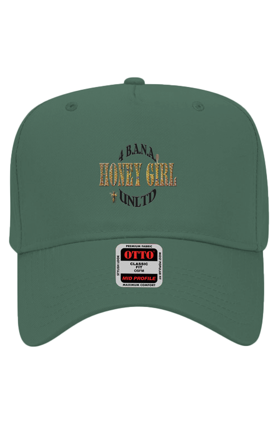 4 Banau Honey Girl B Otto 5 Panel Baseball Cap