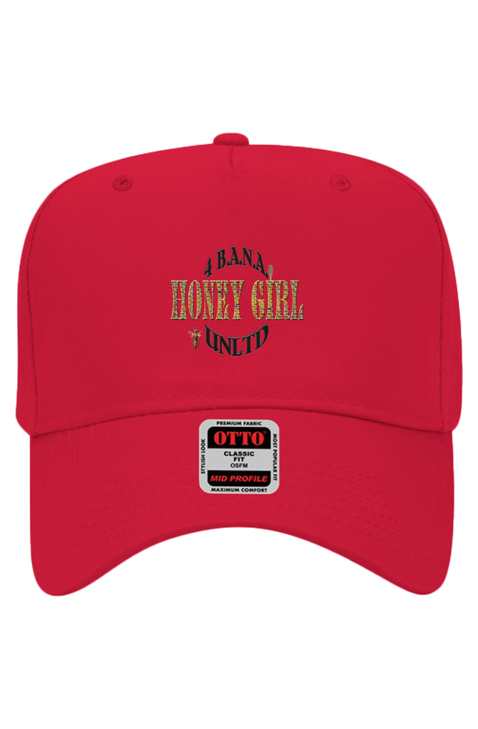 4 Banau Honey Girl B Otto 5 Panel Baseball Cap