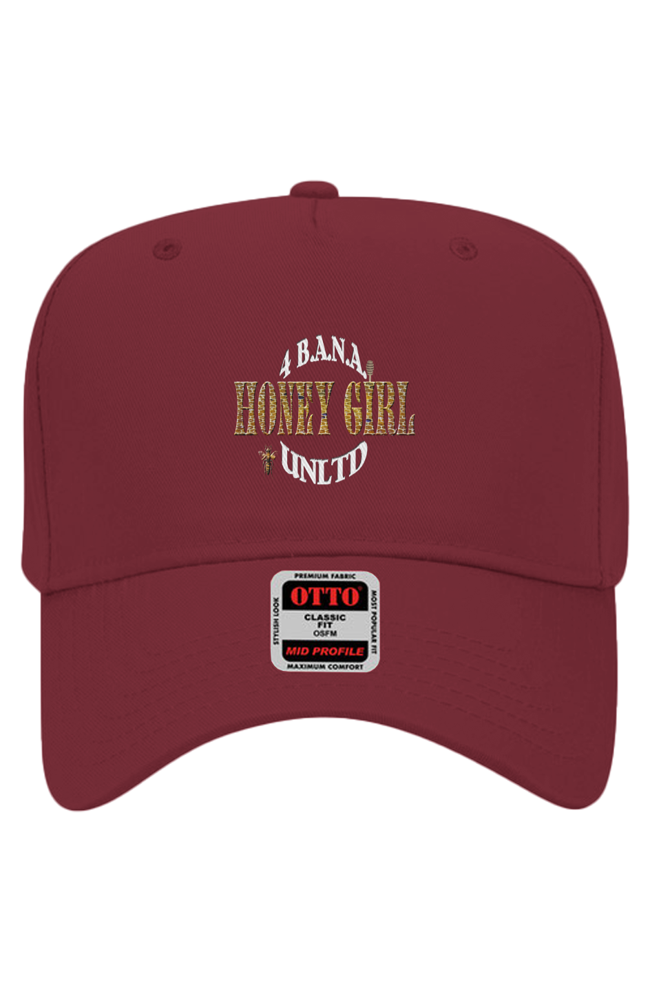 4 Banau Honey Girl W Otto 5 Panel Baseball Cap
