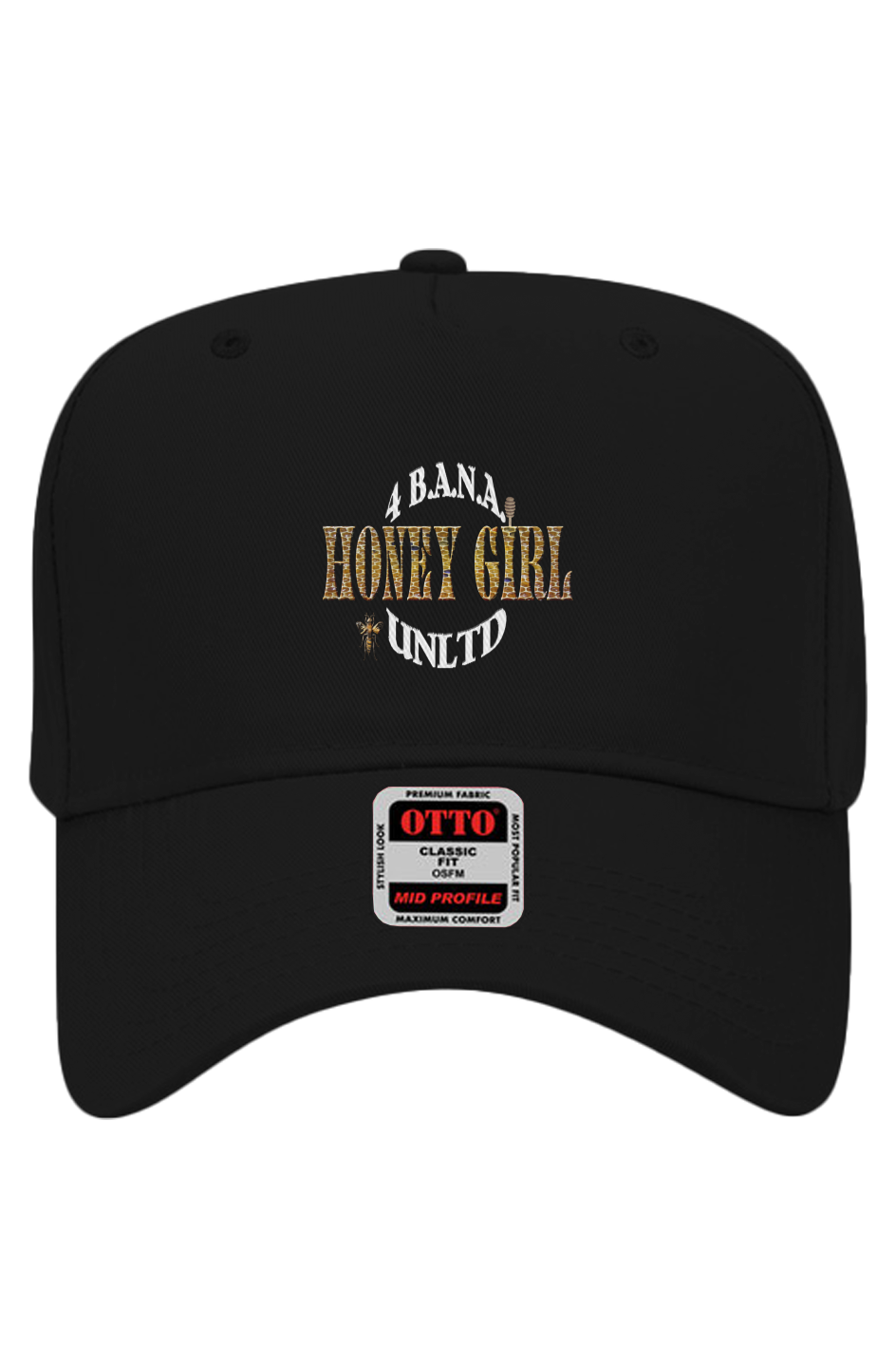 4 Banau Honey Girl W Otto 5 Panel Baseball Cap